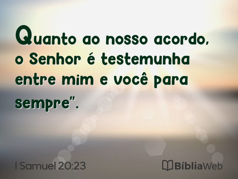 I Samuel 20:23 em imagem para compartilhar