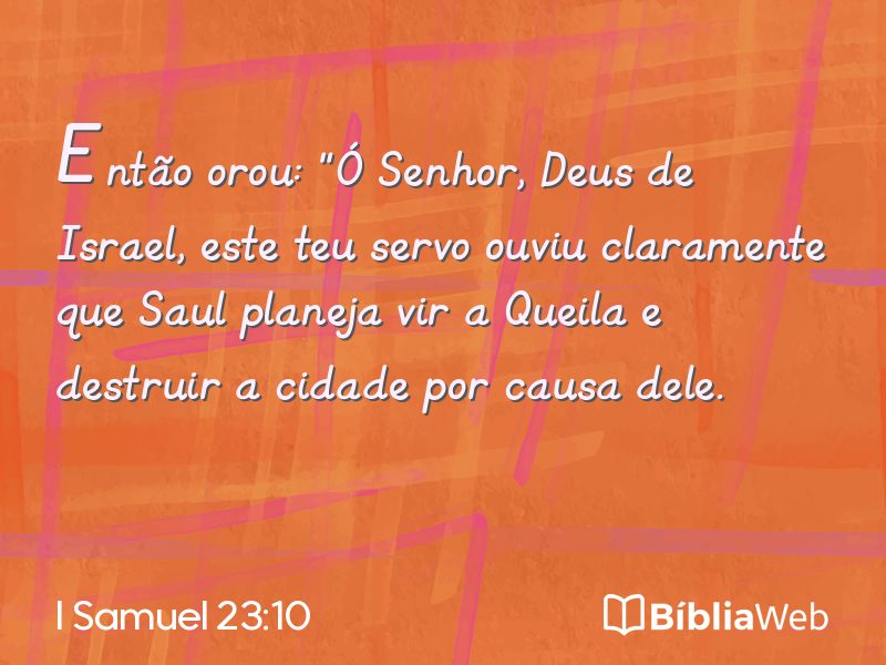 I Samuel 23:10 em imagem para compartilhar