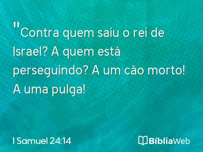 I Samuel 24:14 em imagem para compartilhar