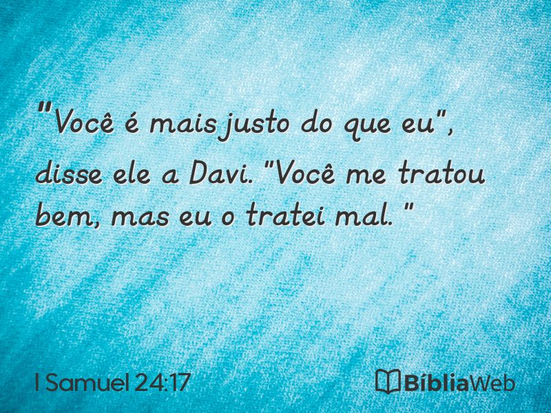 I Samuel 24:17 em imagem para compartilhar
