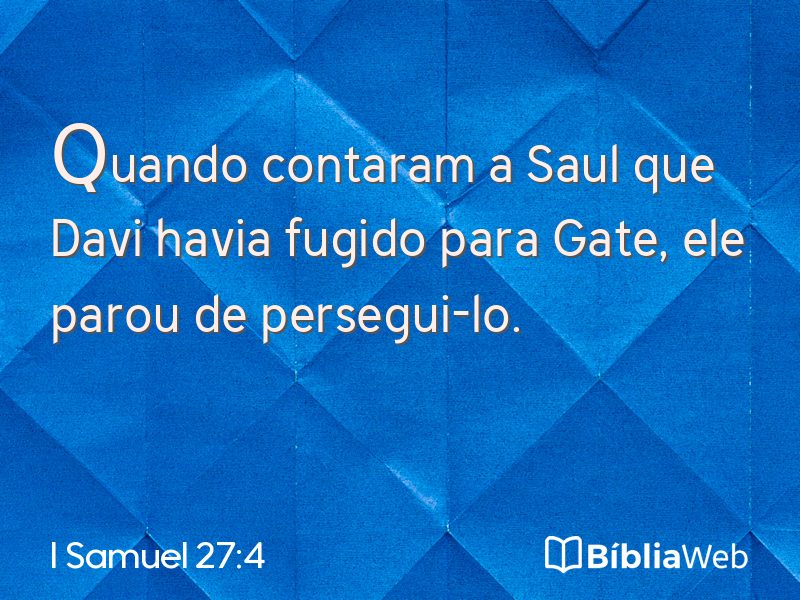 I Samuel 27:4 em imagem para compartilhar