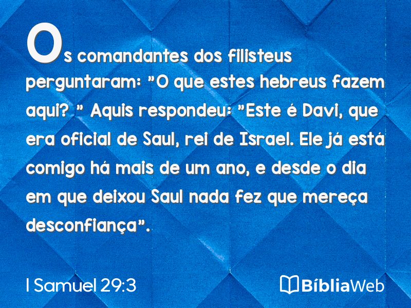 I Samuel 29:3 em imagem para compartilhar