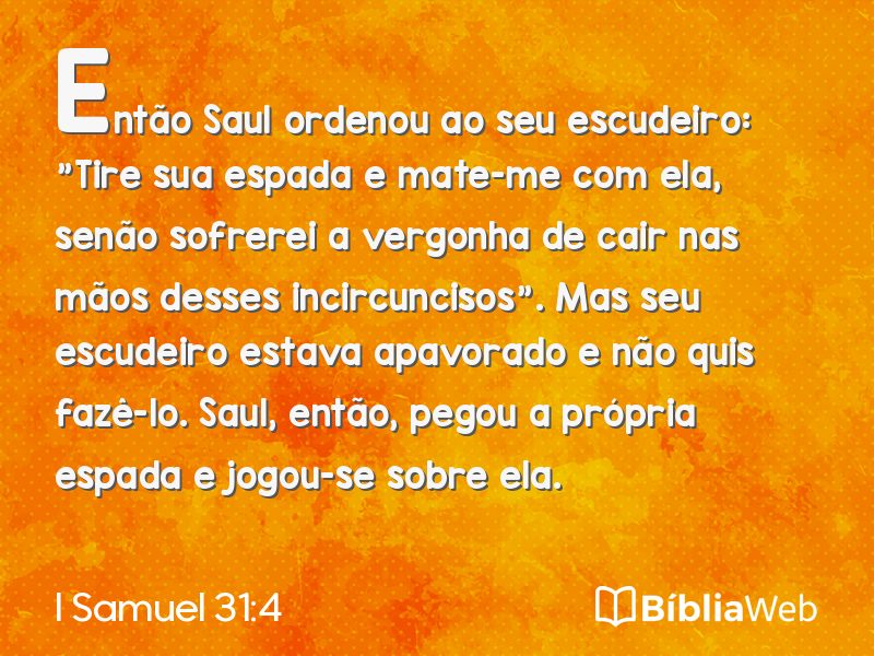 I Samuel 31:4 em imagem para compartilhar