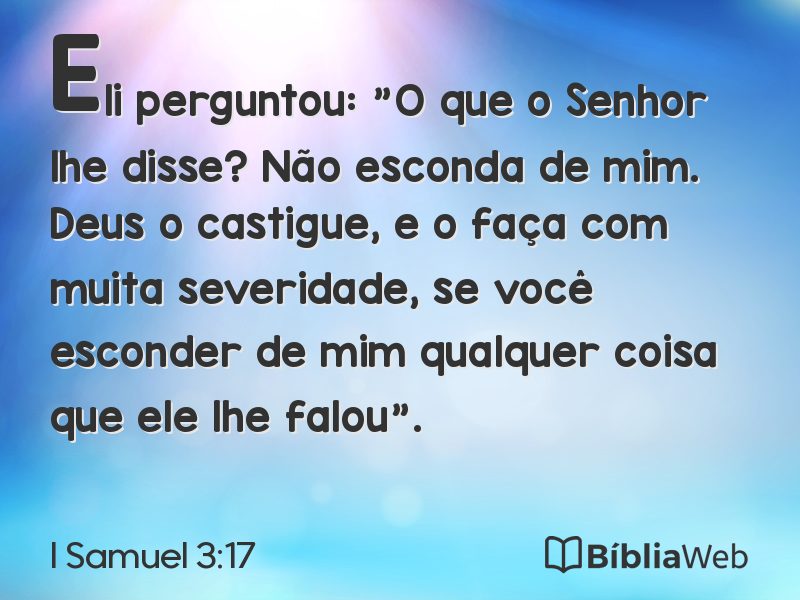 I Samuel 3:17 em imagem para compartilhar