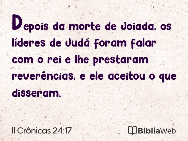 II Crônicas 24:17 em imagem para compartilhar