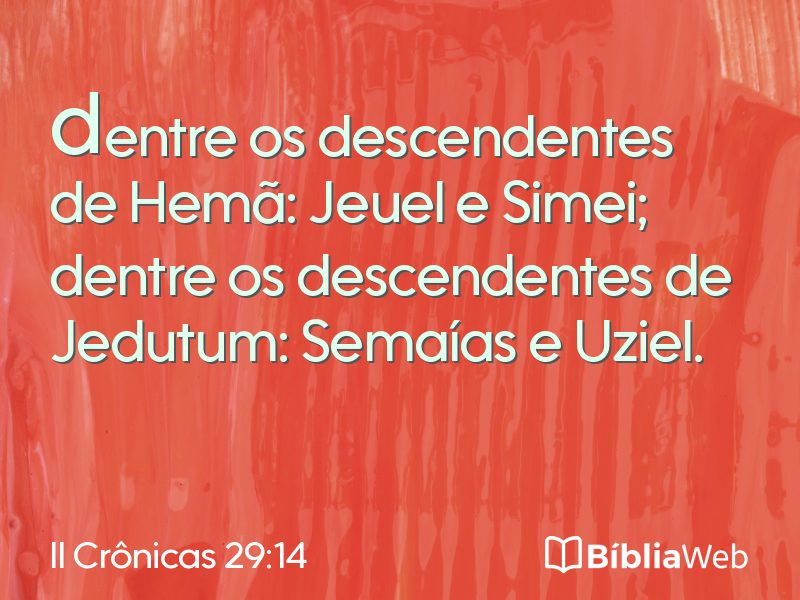 II Crônicas 29:14 em imagem para compartilhar