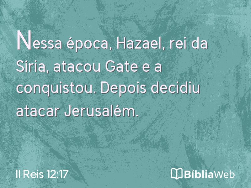 II Reis 12:17 em imagem para compartilhar