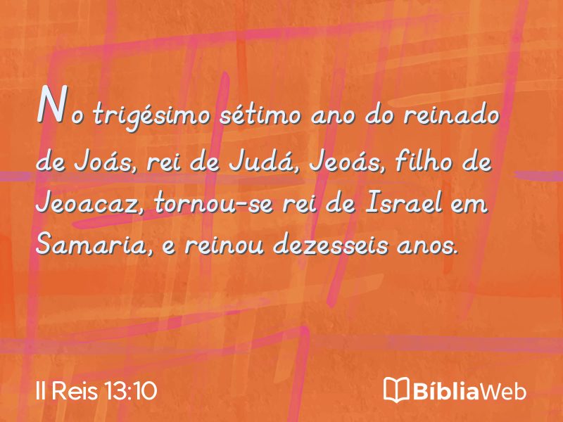 II Reis 13:10 em imagem para compartilhar
