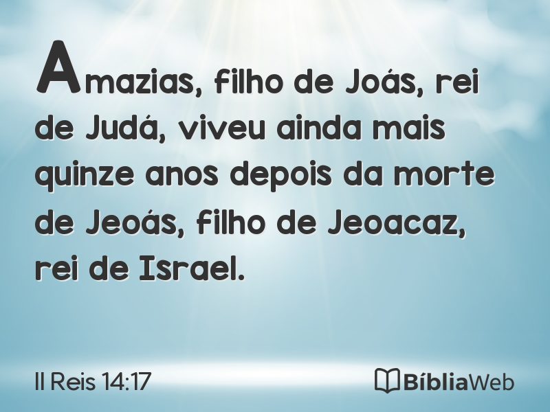 II Reis 14:17 em imagem para compartilhar