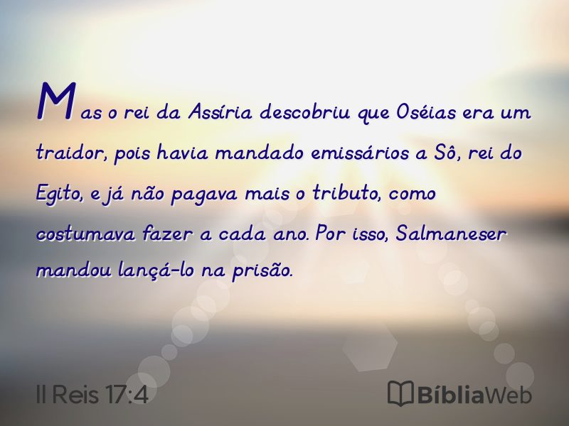 II Reis 17:4 em imagem para compartilhar