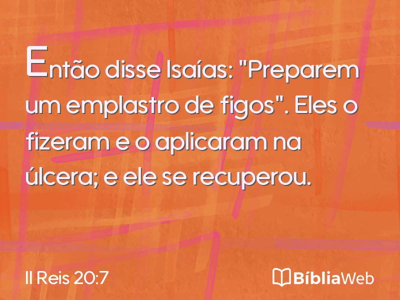 II Reis 20:7 em imagem para compartilhar