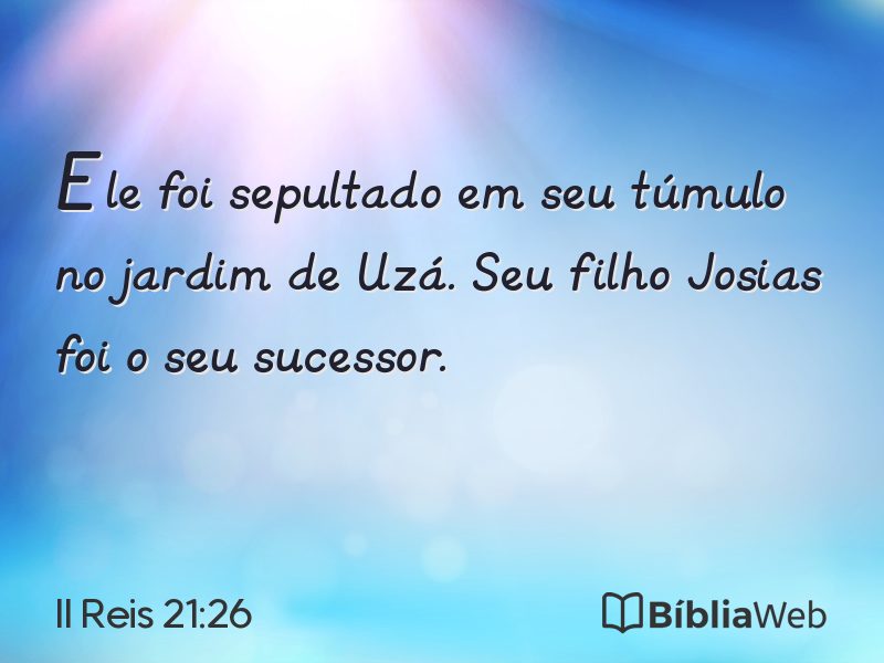II Reis 21:26 em imagem para compartilhar