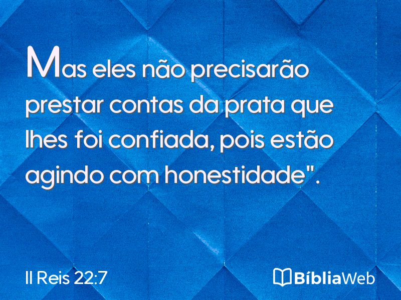 II Reis 22:7 em imagem para compartilhar