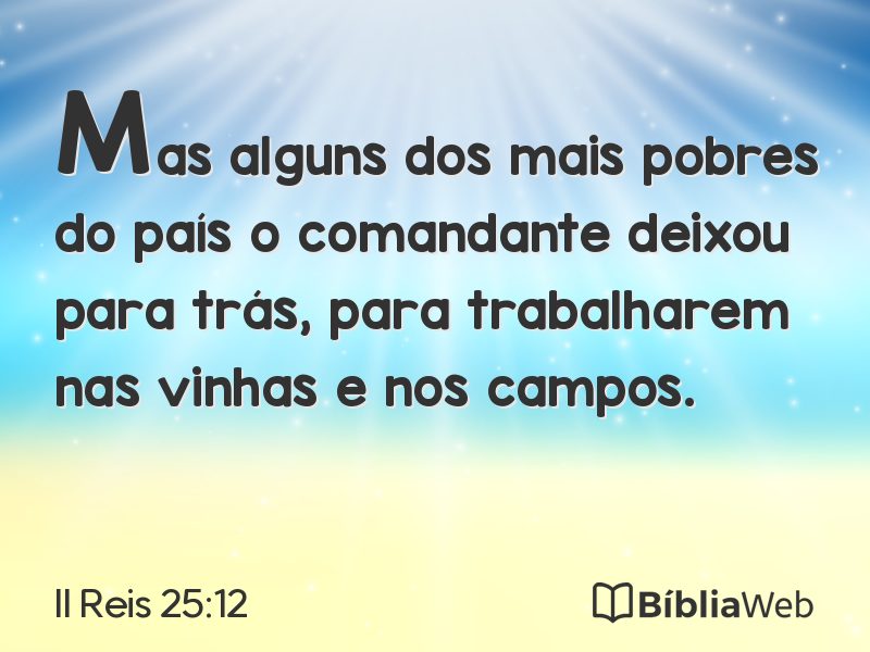 II Reis 25:12 em imagem para compartilhar