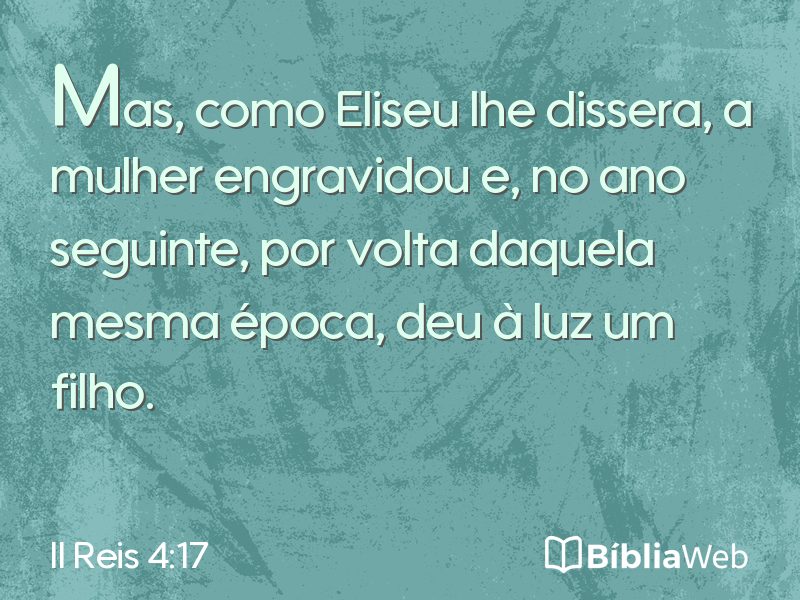 II Reis 4:17 em imagem para compartilhar