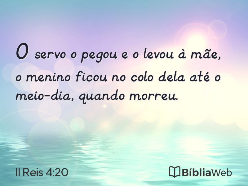 II Reis 4:20 em imagem para compartilhar