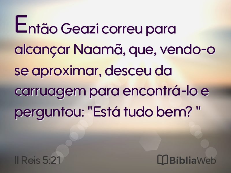 II Reis 5:21 em imagem para compartilhar