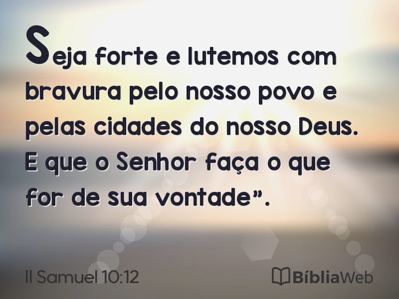 II Samuel 10:12 em imagem para compartilhar