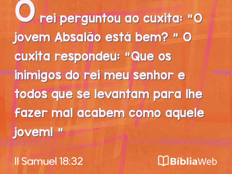 II Samuel 18:32 em imagem para compartilhar