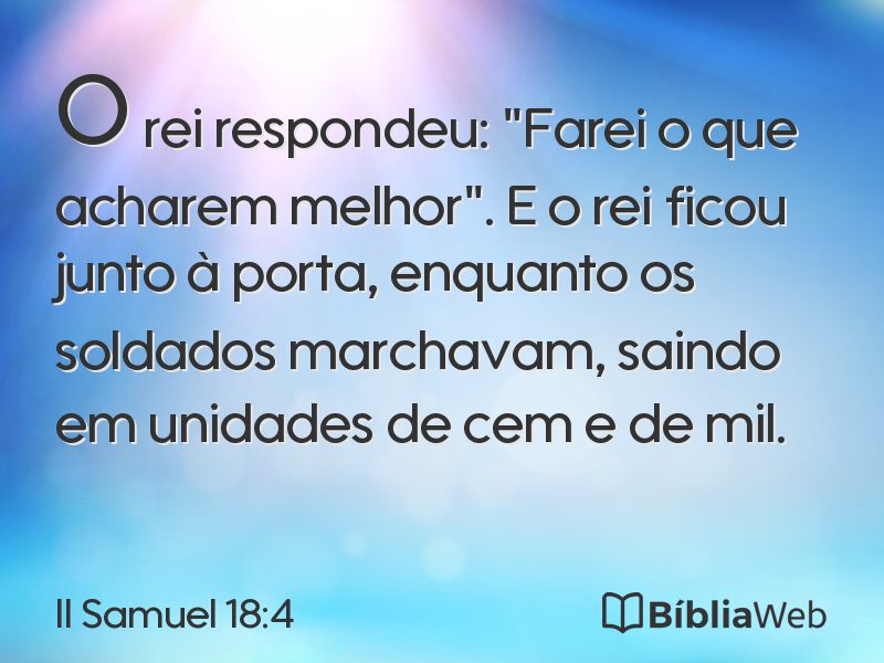 II Samuel 18:4 em imagem para compartilhar
