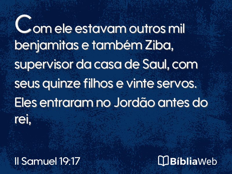 II Samuel 19:17 em imagem para compartilhar