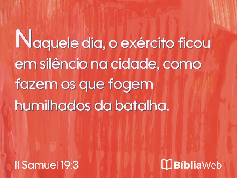 II Samuel 19:3 em imagem para compartilhar