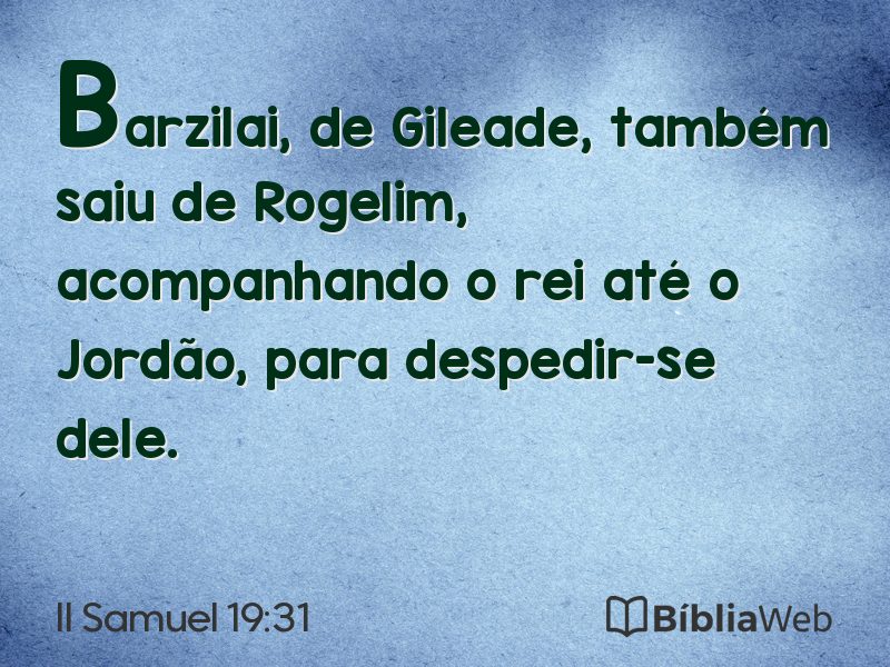 II Samuel 19:31 em imagem para compartilhar