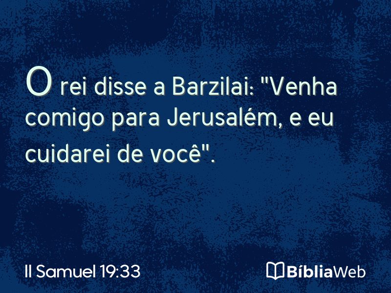 II Samuel 19:33 em imagem para compartilhar