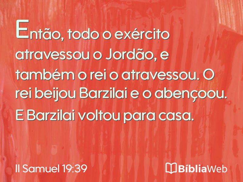 II Samuel 19:39 em imagem para compartilhar