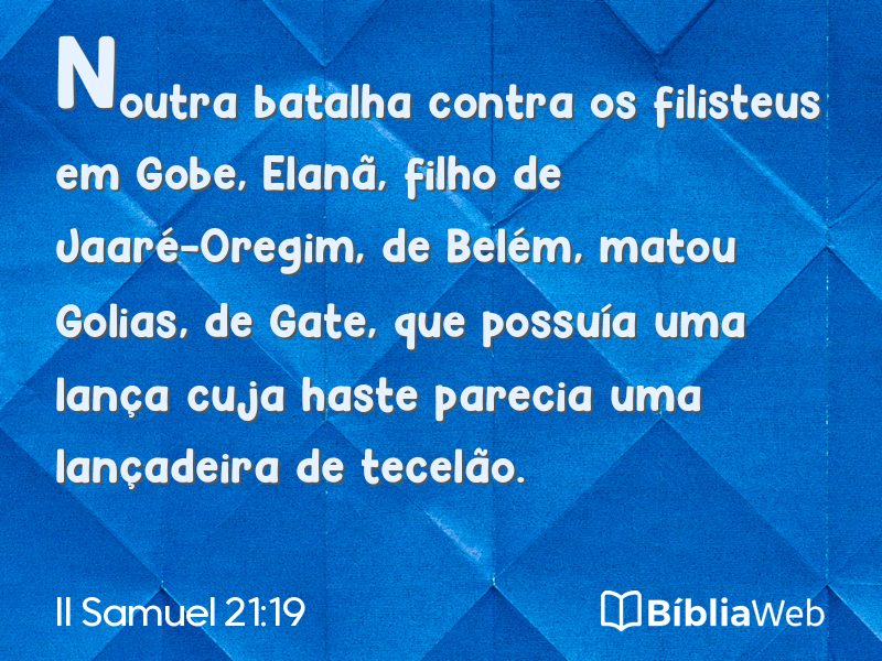 II Samuel 21:19 em imagem para compartilhar