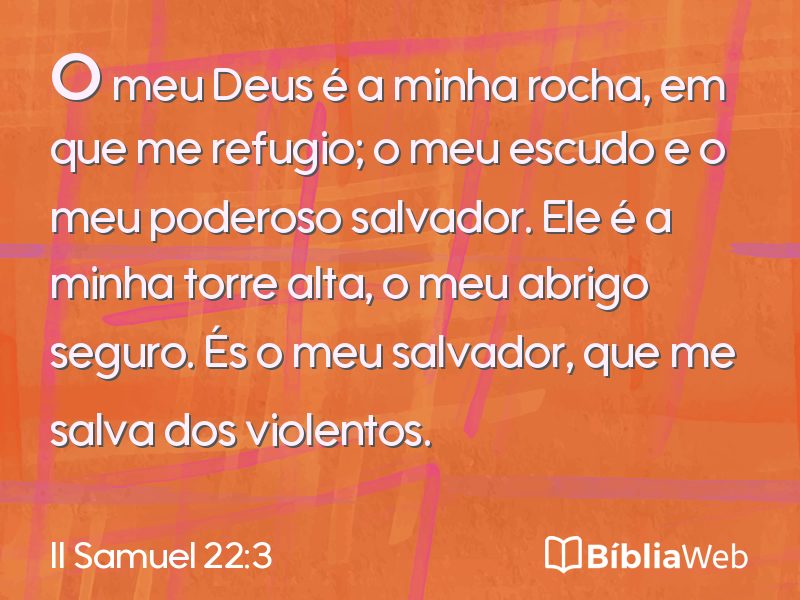 II Samuel 22:3 em imagem para compartilhar