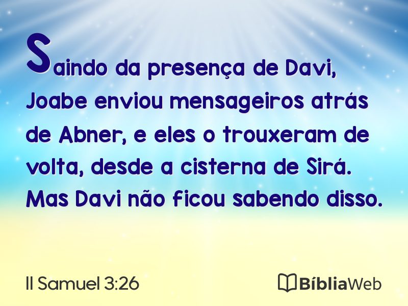 II Samuel 3:26 em imagem para compartilhar