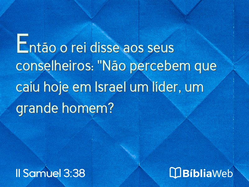 II Samuel 3:38 em imagem para compartilhar