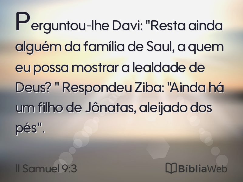 II Samuel 9:3 em imagem para compartilhar