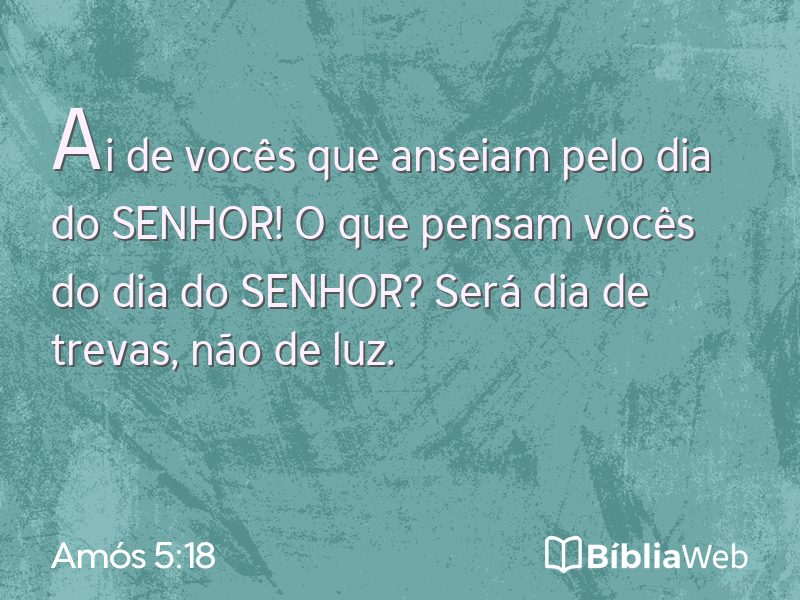 Amós 5:18 em imagem para compartilhar