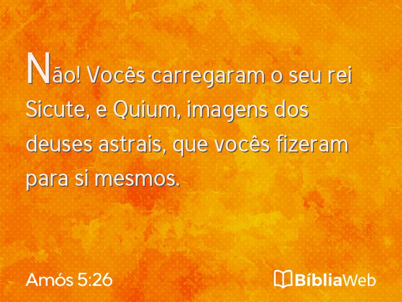 Amós 5:26 em imagem para compartilhar