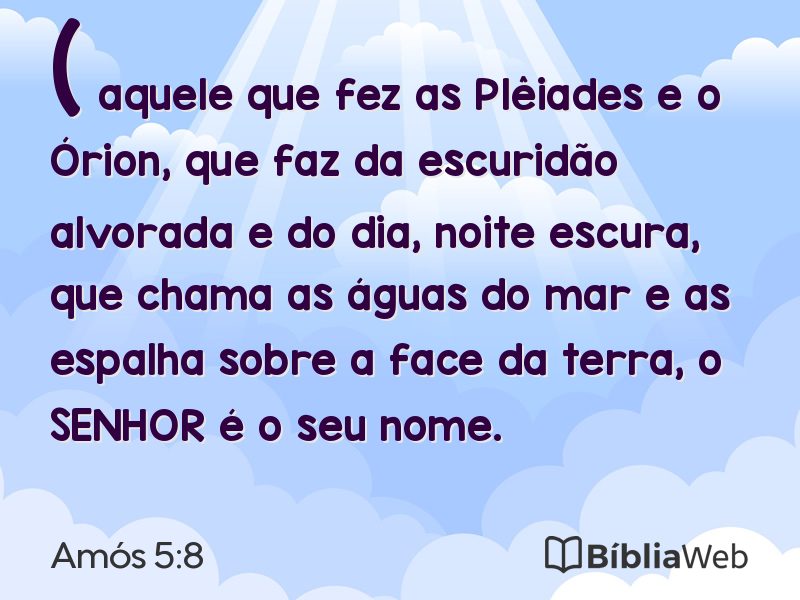 Amós 5:8 em imagem para compartilhar