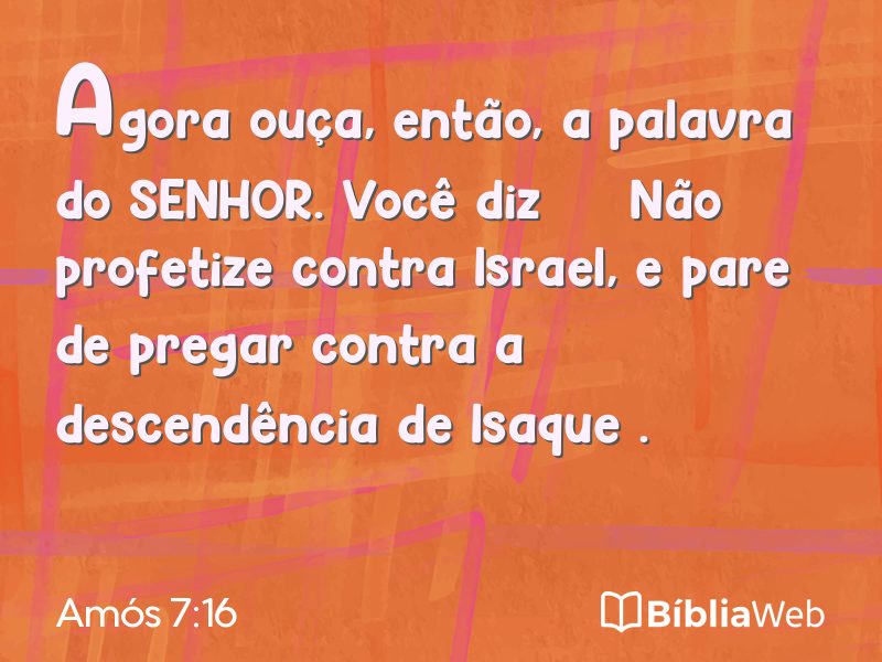Amós 7:16 em imagem para compartilhar