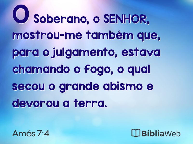 Amós 7:4 em imagem para compartilhar