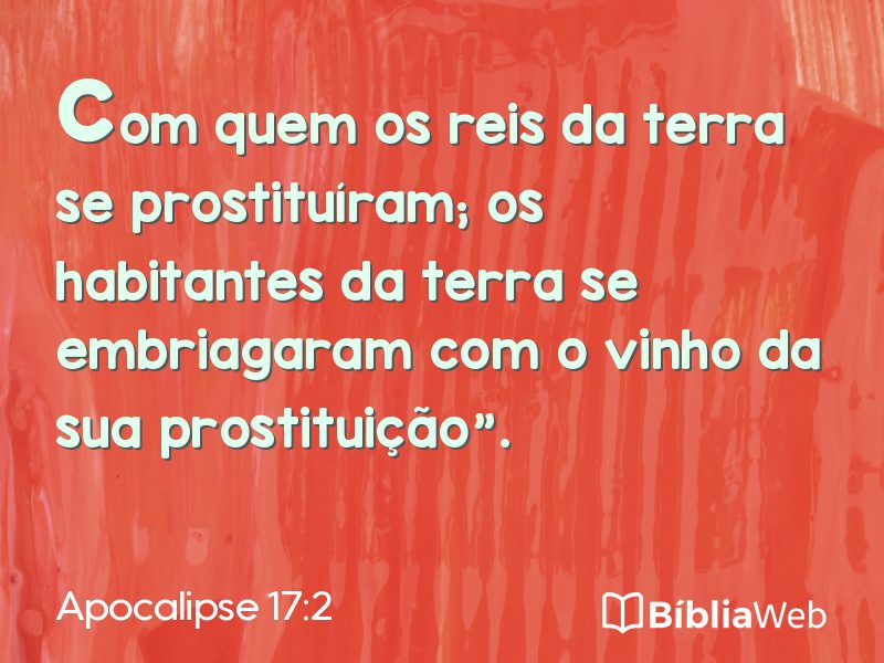 Apocalipse 17:2 em imagem para compartilhar
