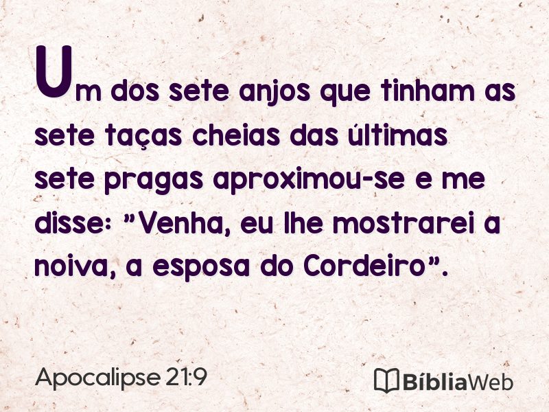 Apocalipse 21:9 em imagem para compartilhar