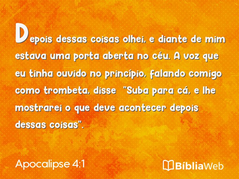 Apocalipse 4:1 em imagem para compartilhar
