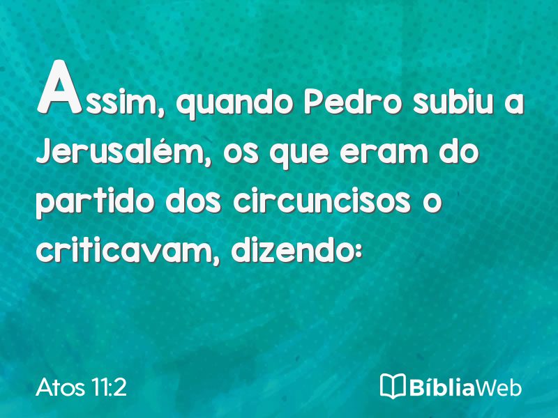 Atos 11:2 em imagem para compartilhar