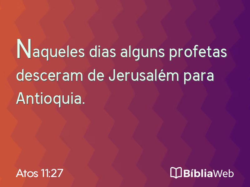 Atos 11:27 em imagem para compartilhar