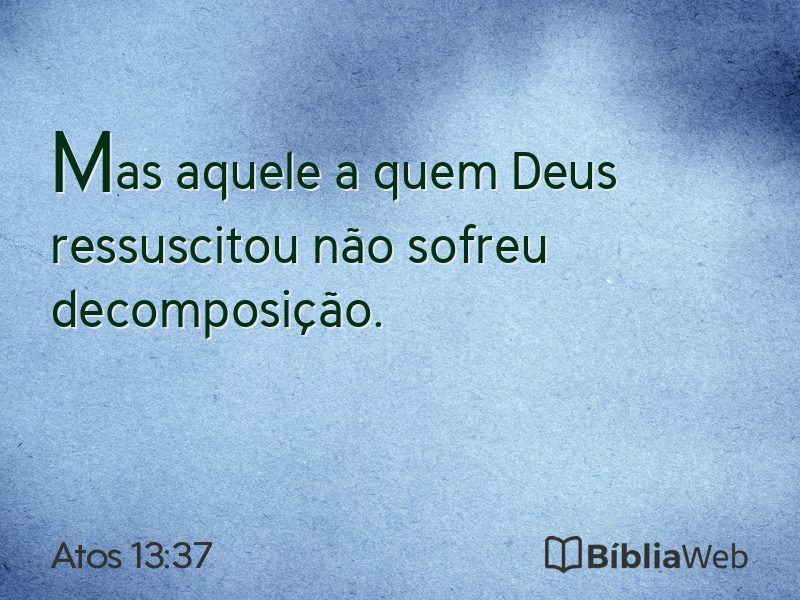 Atos 13:37 em imagem para compartilhar