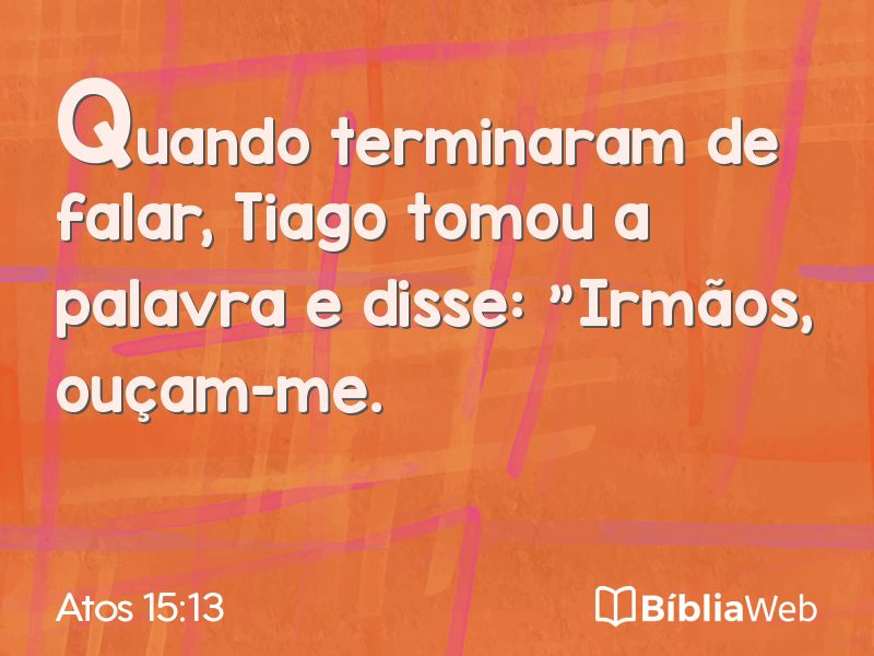 Atos 15:13 em imagem para compartilhar