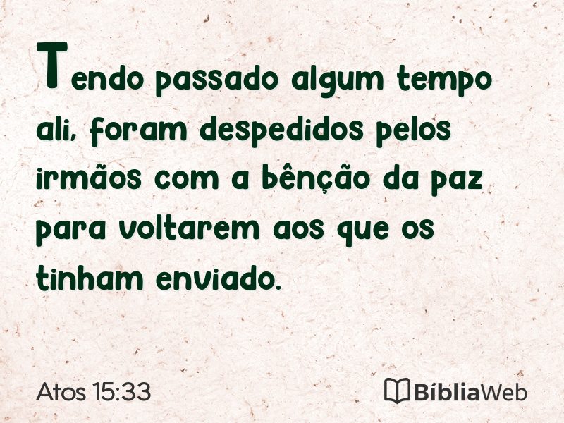 Atos 15:33 em imagem para compartilhar