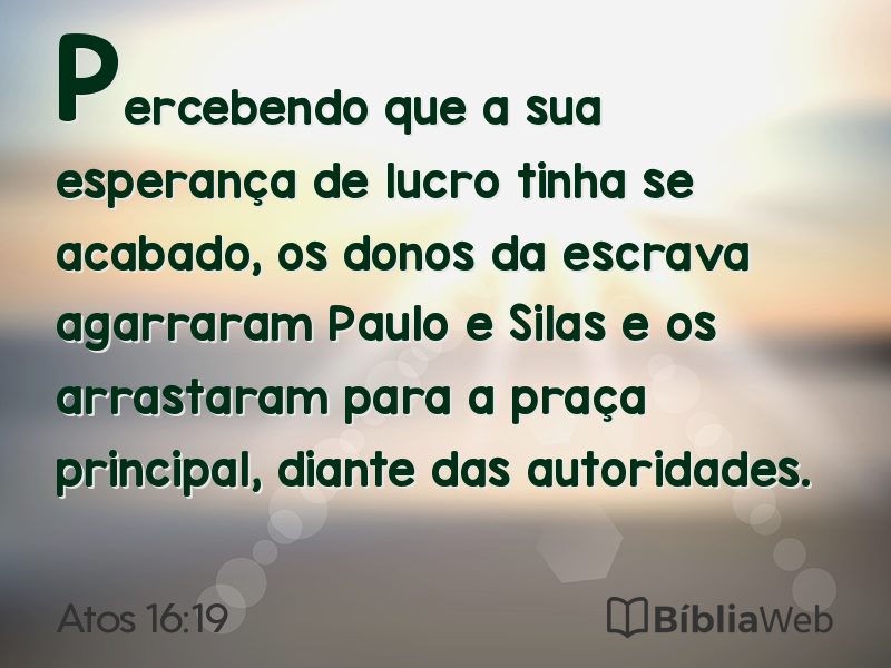 Atos 16:19 em imagem para compartilhar