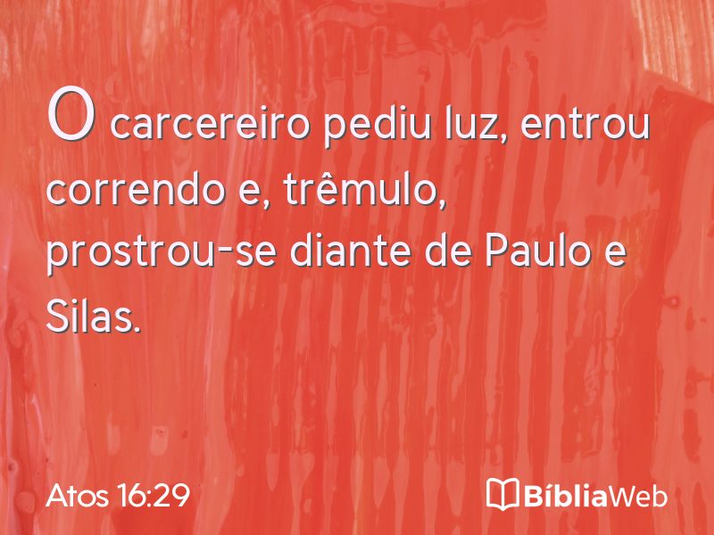 Atos 16:29 em imagem para compartilhar