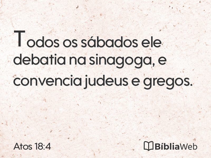 Atos 18:4 em imagem para compartilhar